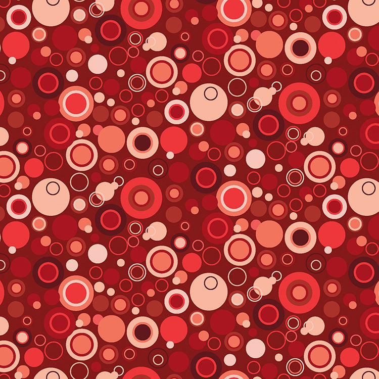 Bubble Dot Basics Red
