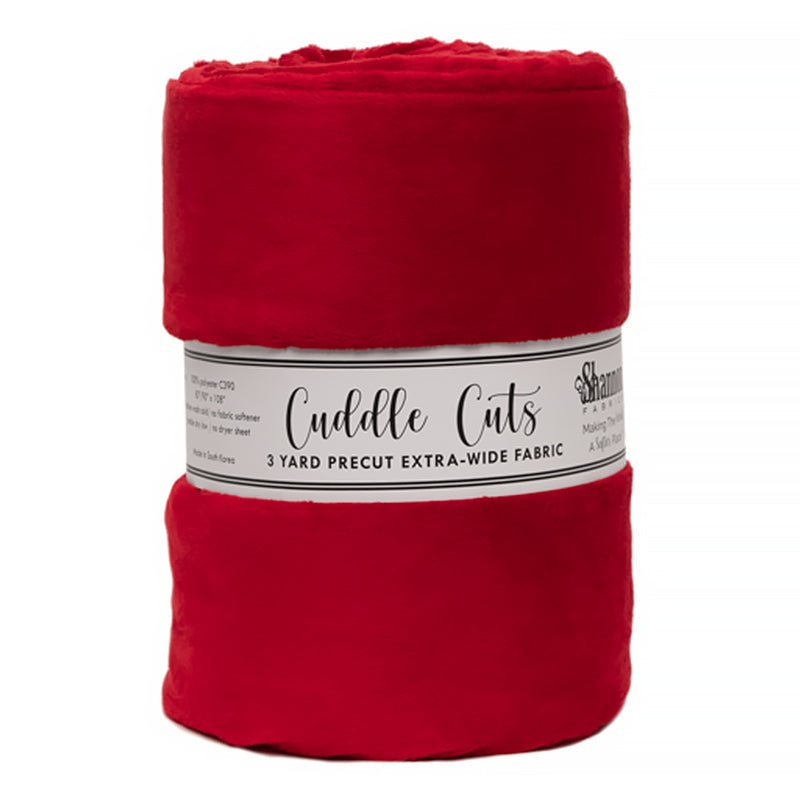 Cuddle by Shannon 3 Yard Cuddle Cut Cardinal