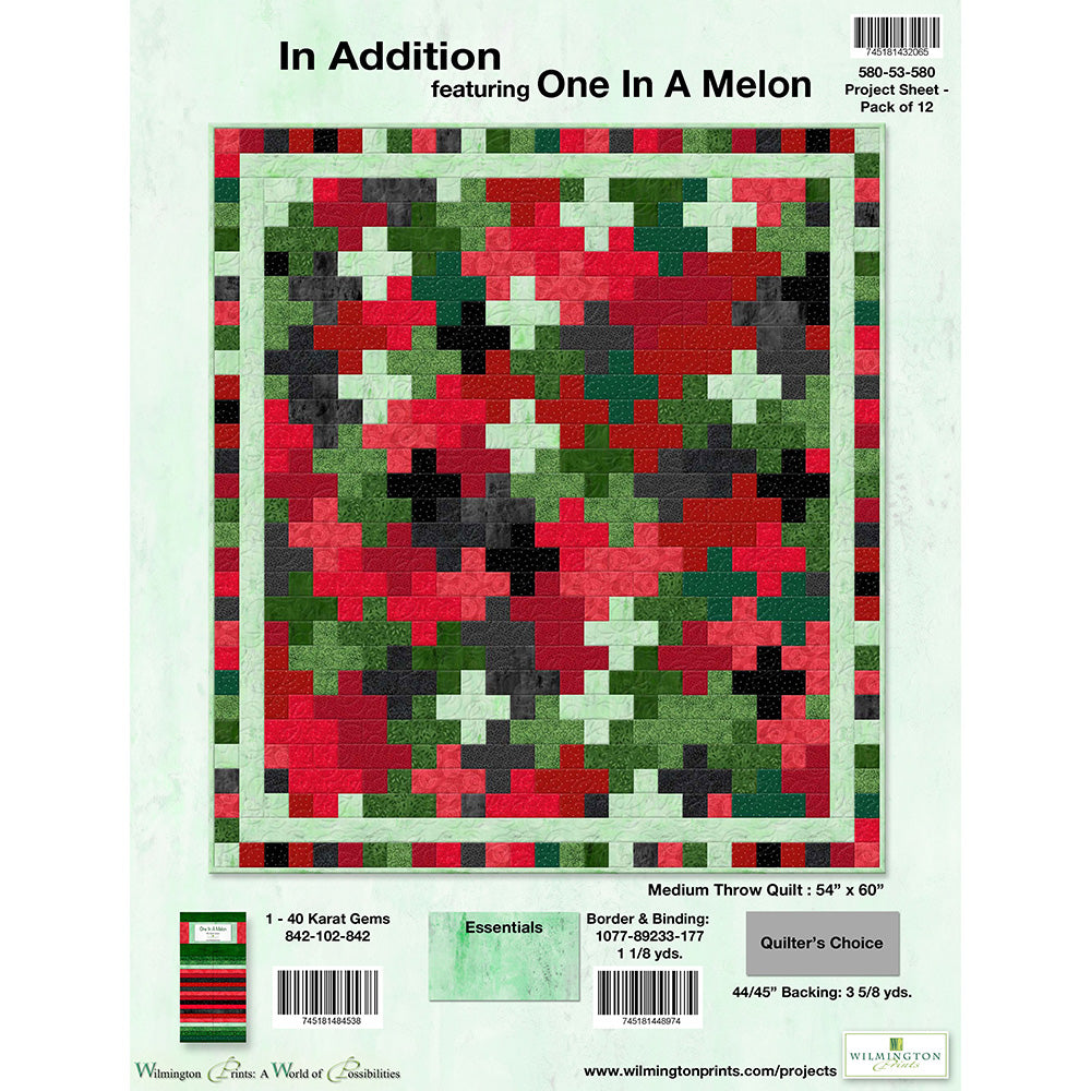 In Addition Quilt Pattern from Wilmington Free PDF