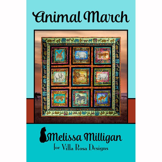 Animal March Quilt Pattern PDF Download - Villa Rosa Designs from Fort Worth Fabric Studio