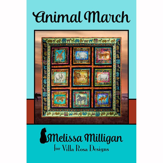 Animal March Quilt Pattern - Villa Rosa Designs from Fort Worth Fabric Studio