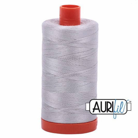 Aurifil Cotton Mako Thread Aluminum 50wt MK50 - 2615 Thread by Aurifil