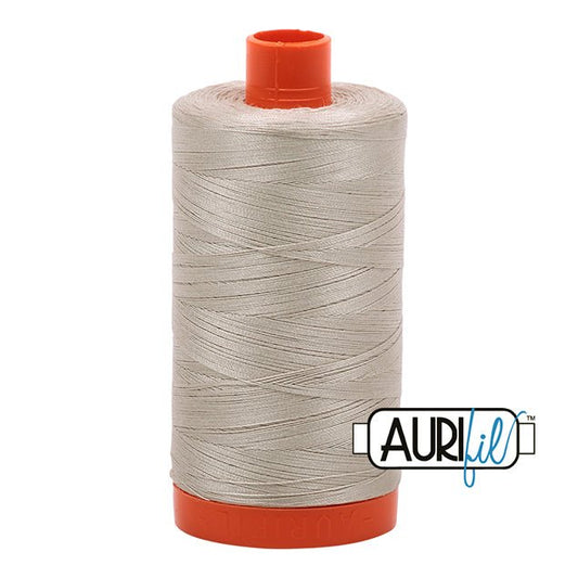 Aurifil Cotton Mako Thread Moondust 50wt MK50 - 6725 Thread by Aurifil
