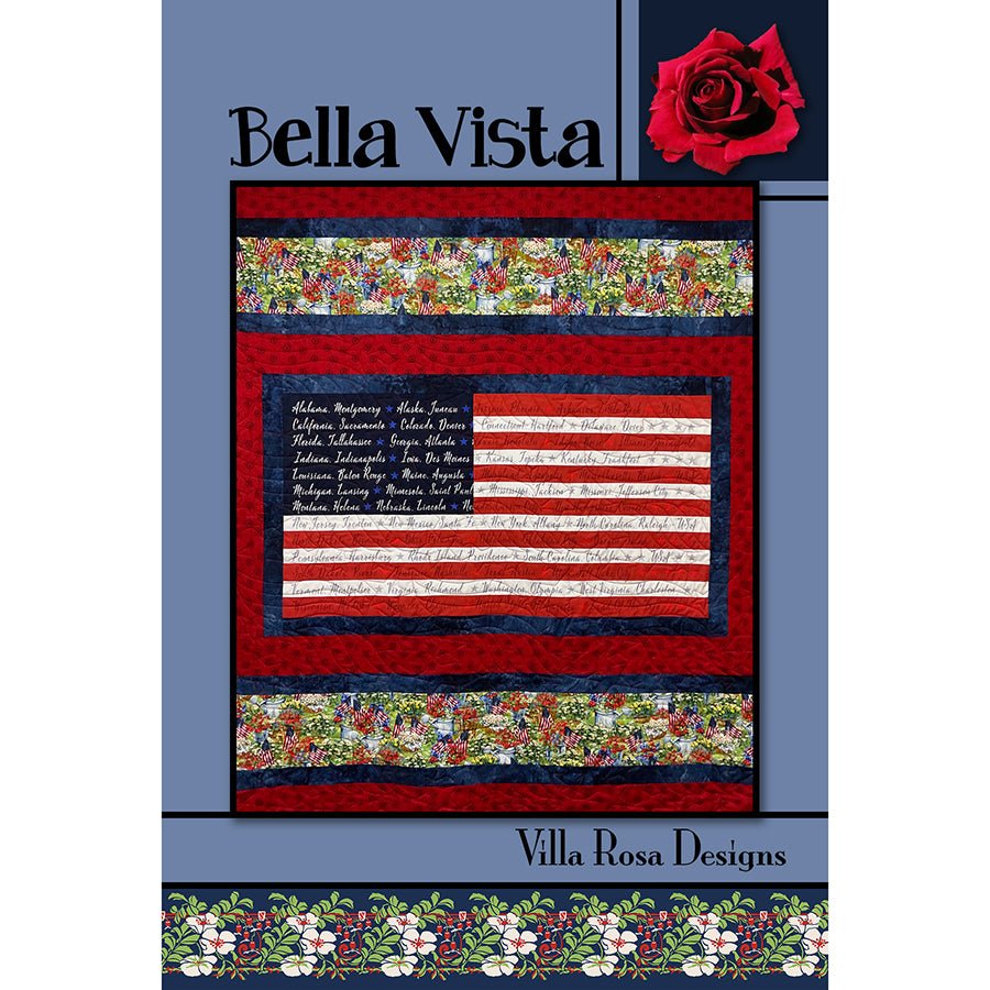 Bella Vista Quilt Pattern - Villa Rosa Designs from Fort Worth Fabric Studio