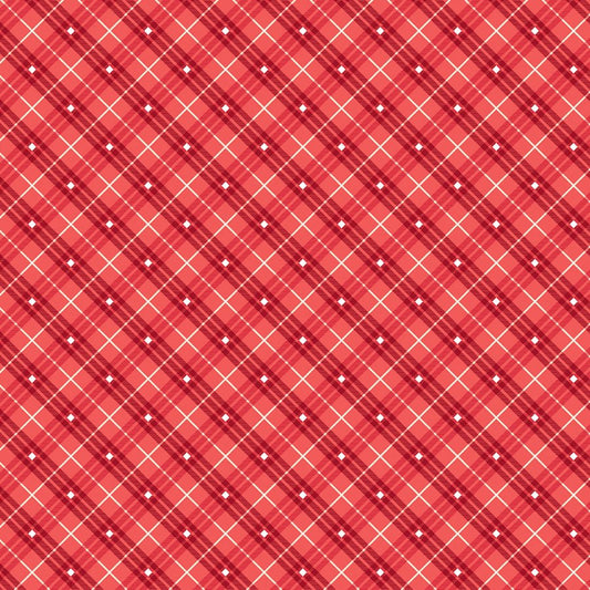 Bias Plaid Basics Rose - Henry Glass from Fort Worth Fabric Studio