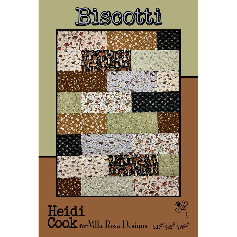 Biscotti Quilt Pattern PDF Download - Villa Rosa Designs from Fort Worth Fabric Studio
