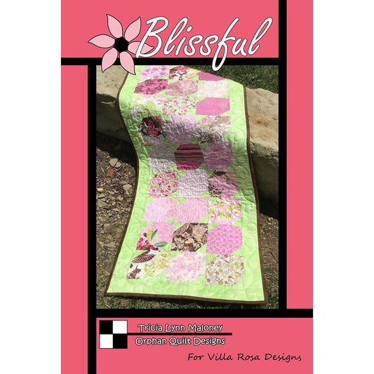 Blissful Table Runner Pattern - Villa Rosa Designs from Fort Worth Fabric Studio