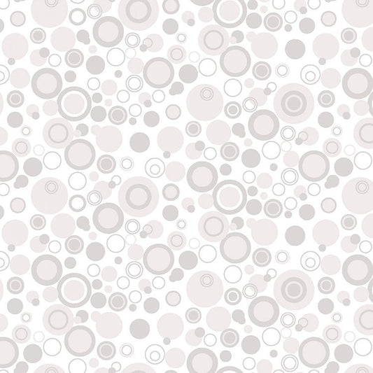 Bubble Dot Basics White - Henry Glass from Fort Worth Fabric Studio