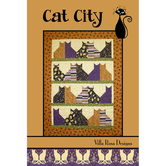 Cat City Quilt Pattern PDF Download - Villa Rosa Designs from Fort Worth Fabric Studio