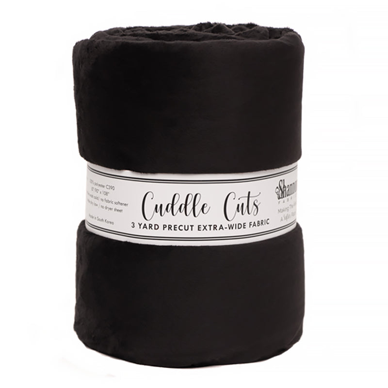 Cuddle by Shannon 3 Yard Cuddle Cut Black