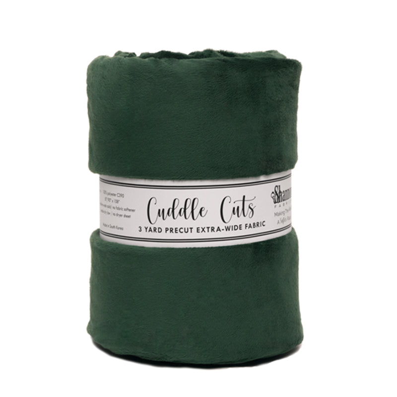Cuddle by Shannon 3 Yard Cuddle Cut Evergreen