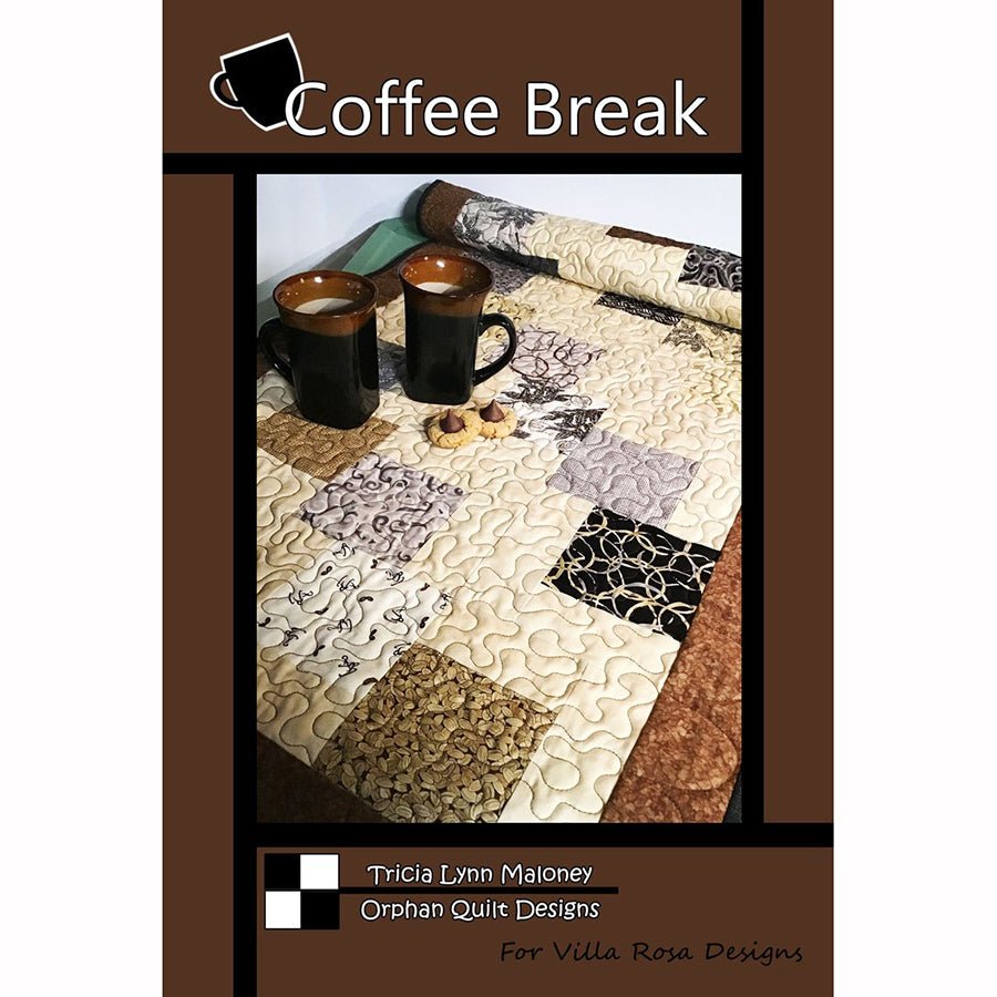 Coffee Break Table Runner Pattern - Villa Rosa Designs from Fort Worth Fabric Studio