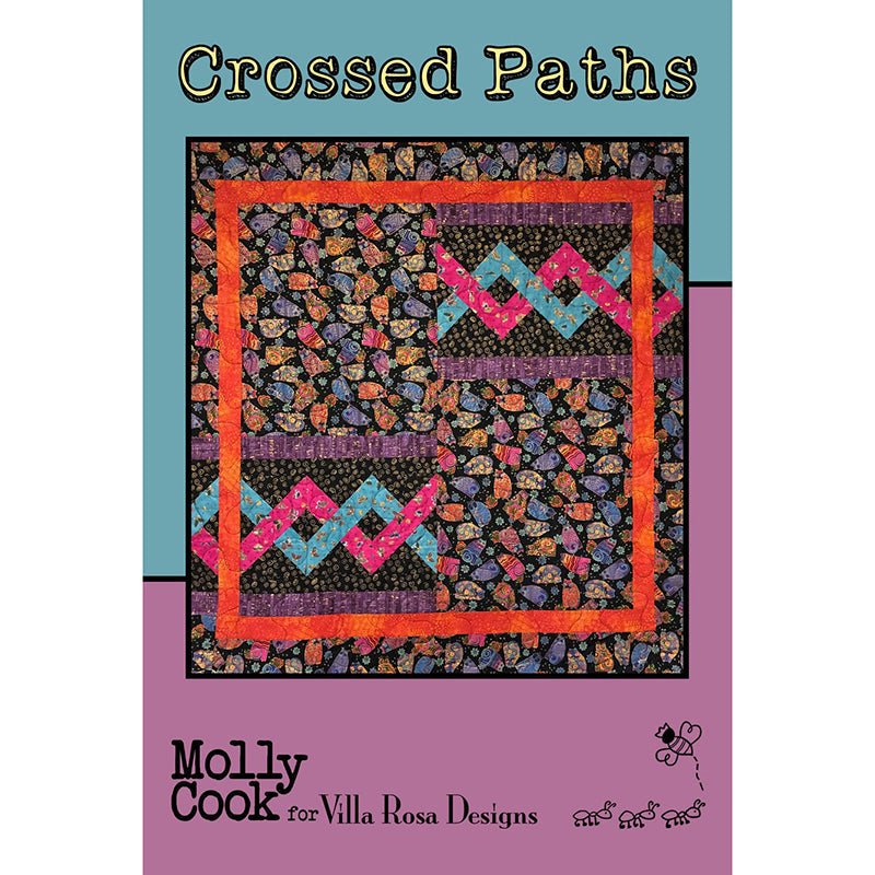 Crossed Paths Quilt Pattern PDF Download - Villa Rosa Designs from Fort Worth Fabric Studio
