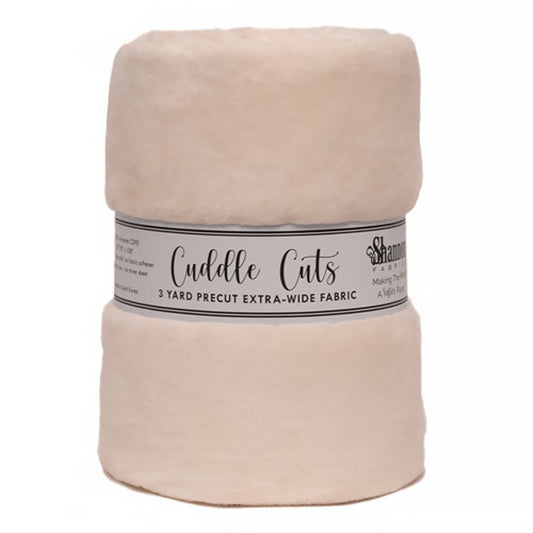Cuddle by Shannon 3 Yard Cuddle Cut Ivory - Shannon Fabrics from Fort Worth Fabric Studio