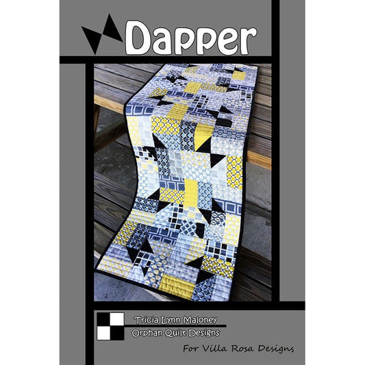 Dapper Table Runner Pattern - Villa Rosa Designs from Fort Worth Fabric Studio