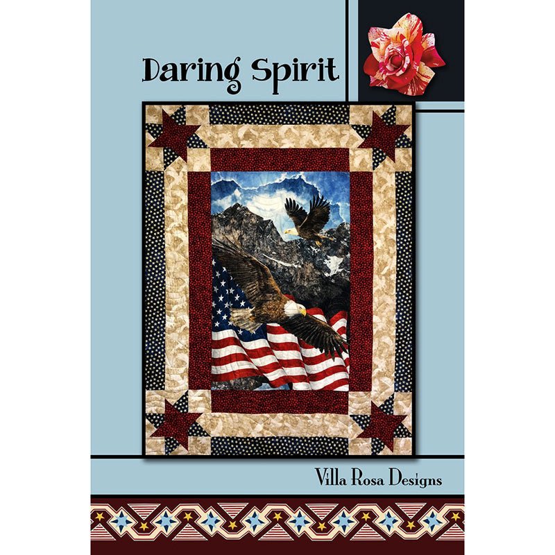 Daring Spirit Quilt Pattern PDF Download - Villa Rosa Designs from Fort Worth Fabric Studio
