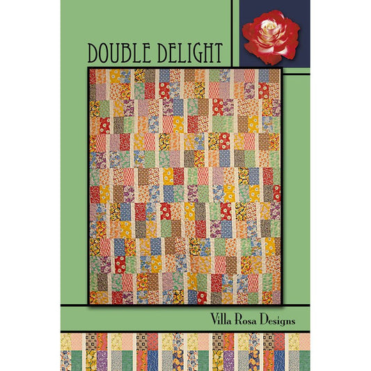 Double Delight Quilt Pattern PDF Download - Villa Rosa Designs from Fort Worth Fabric Studio