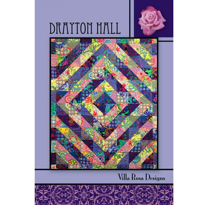 Drayton Hall Quilt Pattern PDF Download - Villa Rosa Designs from Fort Worth Fabric Studio