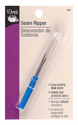Dritz Seam Ripper Small with Cap Notion by Dritz