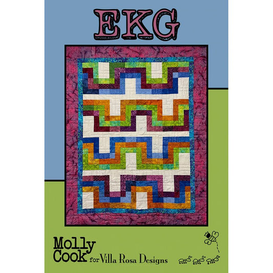 EKG Quilt Pattern PDF Download - Villa Rosa Designs from Fort Worth Fabric Studio