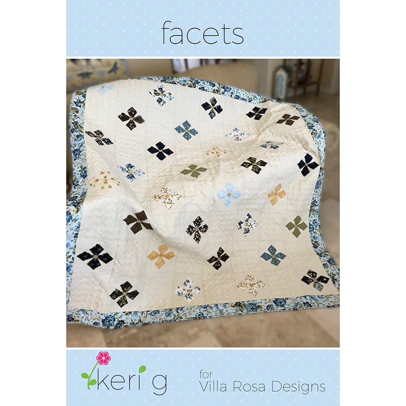 Facets Quilt Pattern Pattern by Villa Rosa Designs