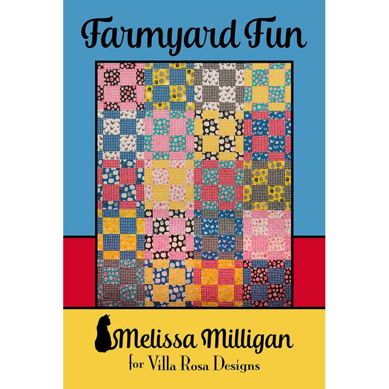 Farmyard Fun Quilt Pattern PDF Download - Villa Rosa Designs from Fort Worth Fabric Studio