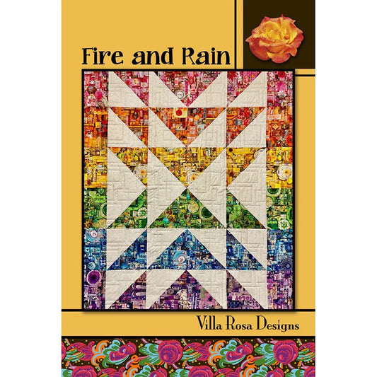 Fire and Rain Quilt Pattern PDF Download - Villa Rosa Designs from Fort Worth Fabric Studio