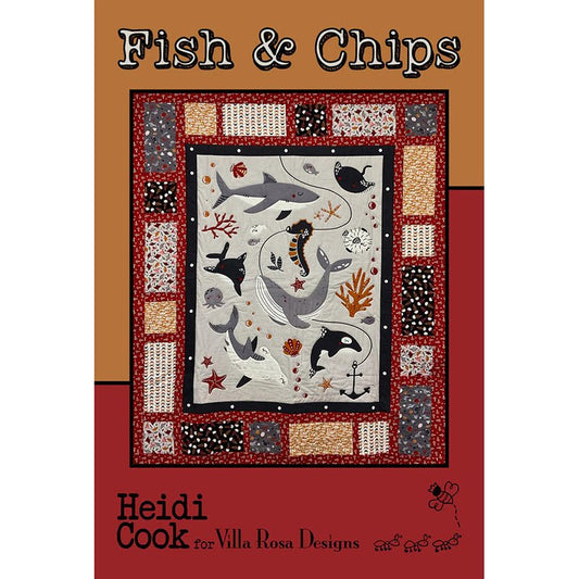 Fish & Chips Quilt Pattern PDF Download - Villa Rosa Designs from Fort Worth Fabric Studio