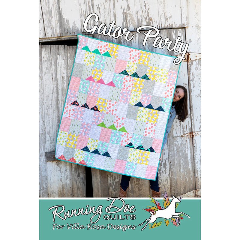 Gator Party Quilt Pattern PDF Download - Villa Rosa Designs from Fort Worth Fabric Studio