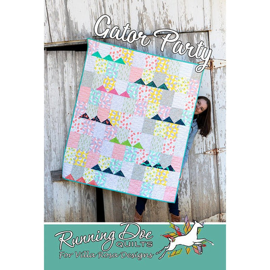Gator Party Quilt Pattern PDF Download - Villa Rosa Designs from Fort Worth Fabric Studio