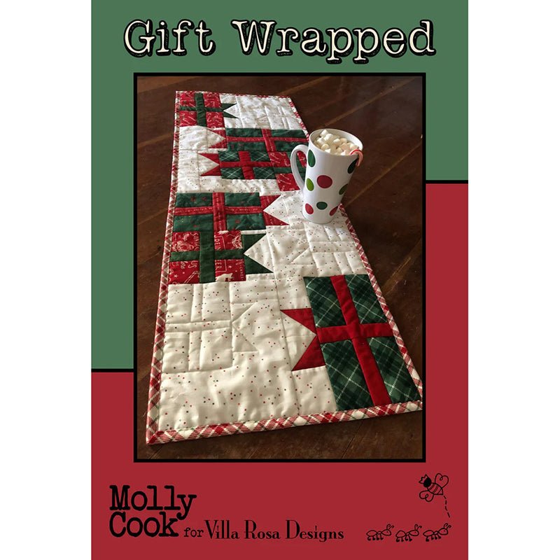 Gift Wrapped Table Runner Pattern Pattern by Villa Rosa Designs