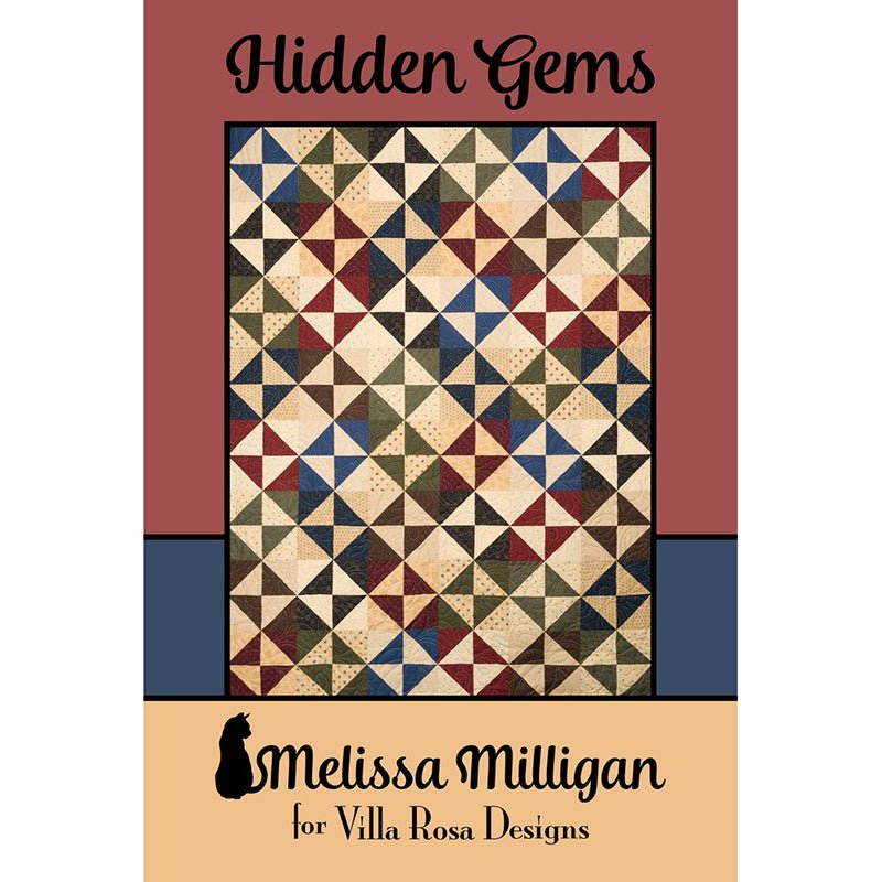 Hidden Gems Quilt Pattern - Villa Rosa Designs from Fort Worth Fabric Studio