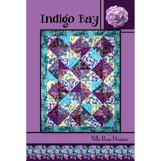 Indigo Bay Quilt Pattern PDF Download - Villa Rosa Designs from Fort Worth Fabric Studio