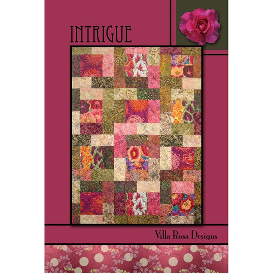 Intrigue Quilt Pattern - Villa Rosa Designs from Fort Worth Fabric Studio