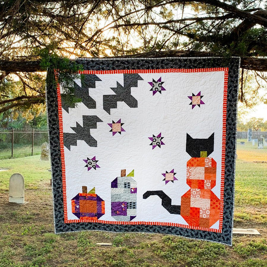 Just Say Boo! Quilt Pattern PDF Download - Fort Worth Fabric Studio from Fort Worth Fabric Studio