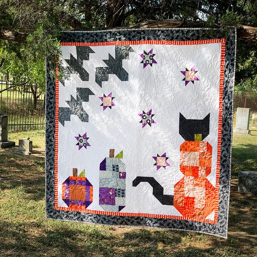 Just Say Boo! Quilt Pattern PDF Download - Fort Worth Fabric Studio from Fort Worth Fabric Studio