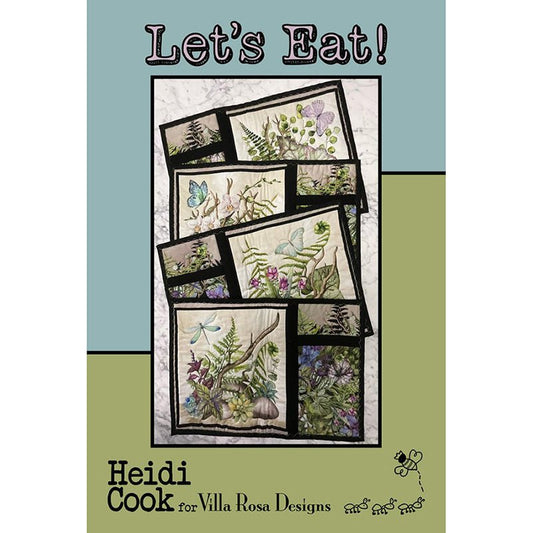 Let's Eat Quilt Pattern PDF Download - Villa Rosa Designs from Fort Worth Fabric Studio
