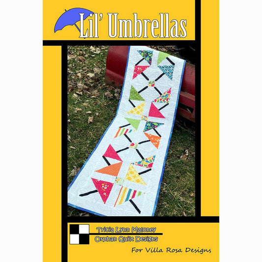 Lil Umbrellas Table Runner Pattern PDF Download - Villa Rosa Designs from Fort Worth Fabric Studio