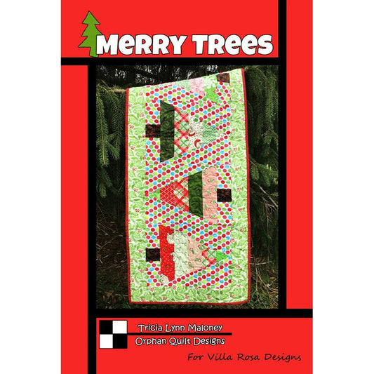 Merry Trees Table Runner Pattern PDF Download - Villa Rosa Designs from Fort Worth Fabric Studio