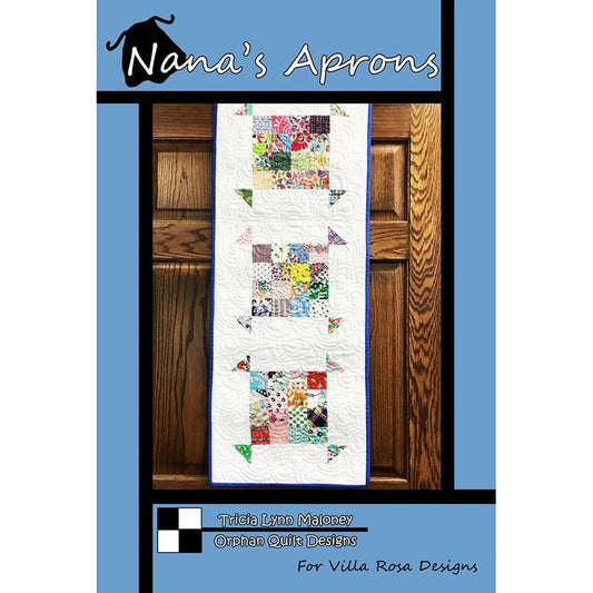 Nana's Aprons Table Runner Pattern PDF Download - Villa Rosa Designs from Fort Worth Fabric Studio