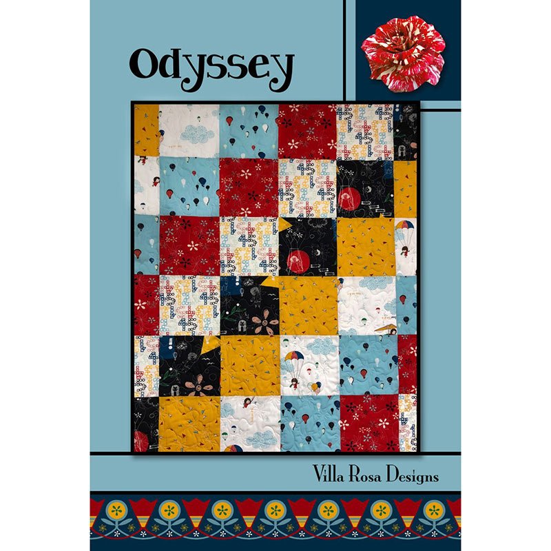 Odyssey Quilt Pattern PDF Download - Villa Rosa Designs from Fort Worth Fabric Studio