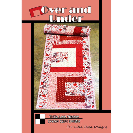 Over and Under Table Runner Pattern PDF Download - Villa Rosa Designs from Fort Worth Fabric Studio