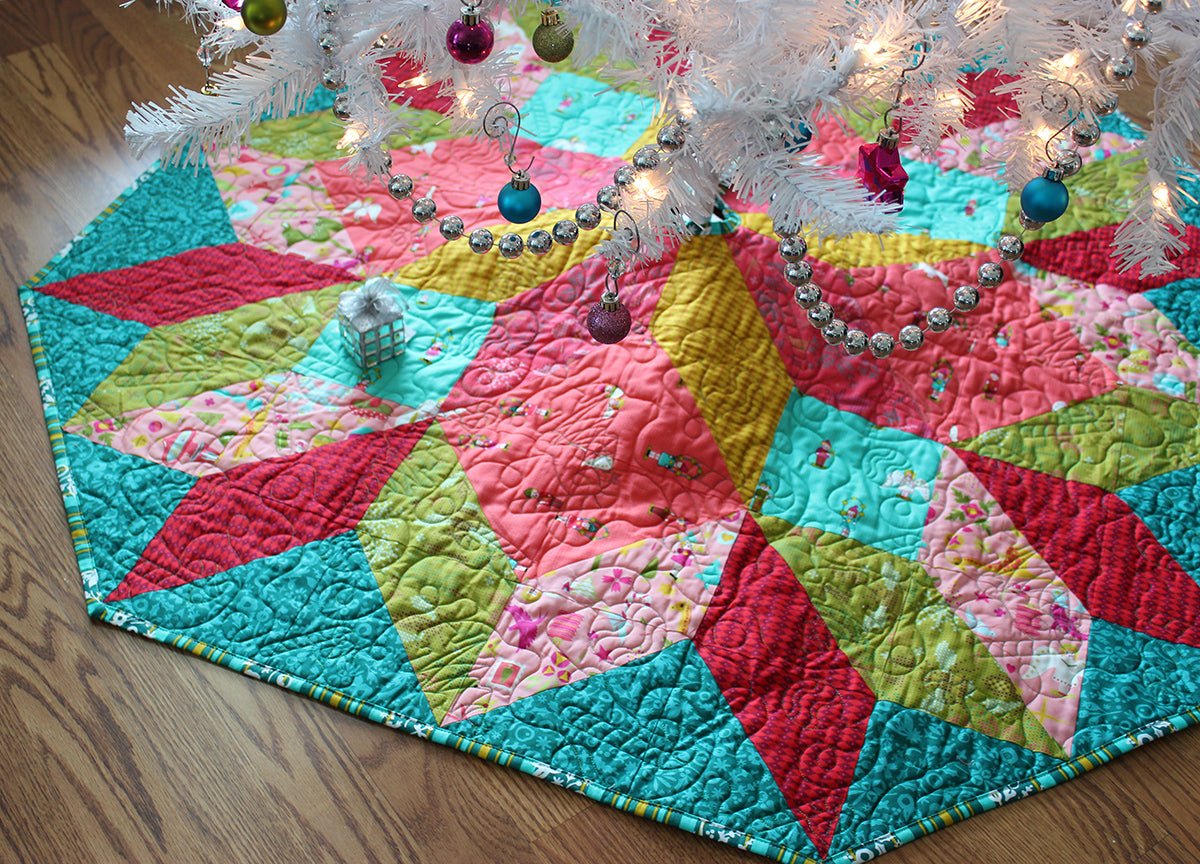 Polar Star Tree Skirt Quilt Pattern PDF Download Pattern PDF by Fort Worth Fabric Studio