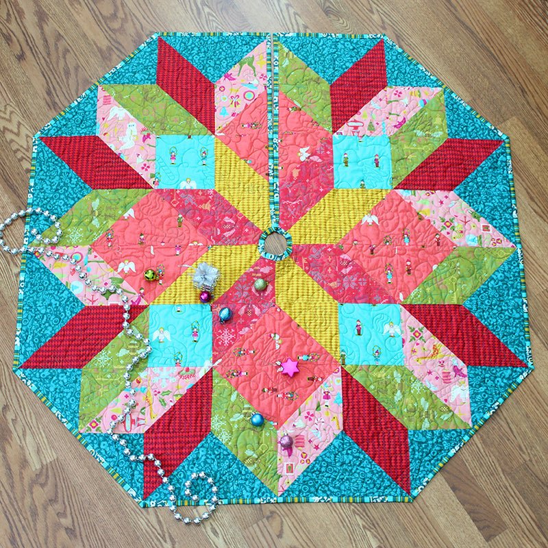 Polar Star Tree Skirt Quilt Pattern PDF Download Pattern PDF by Fort Worth Fabric Studio