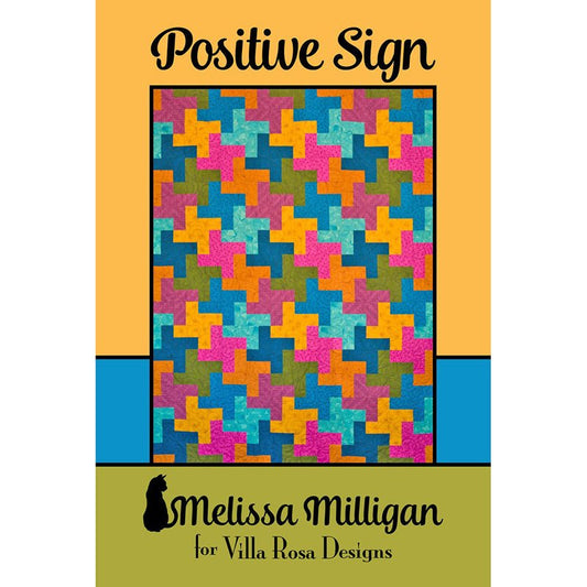 Positive Sign Quilt Pattern Pattern by Villa Rosa Designs