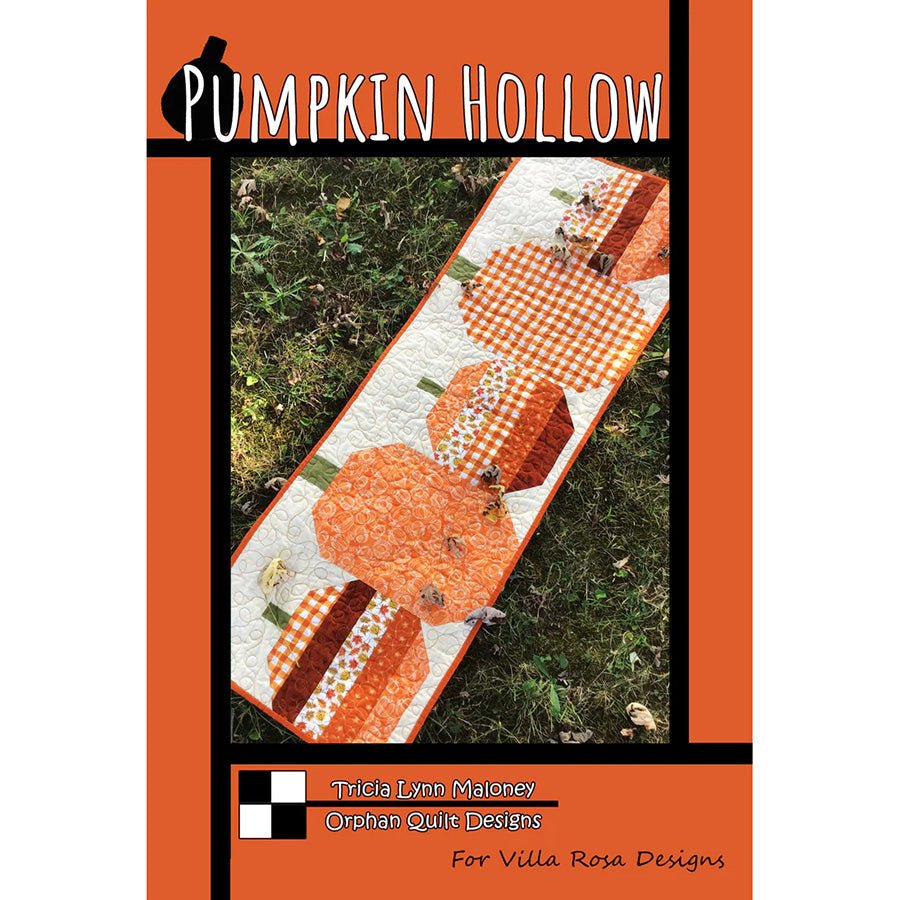 Pumpkin Hollow Table Runner Pattern - Villa Rosa Designs from Fort Worth Fabric Studio