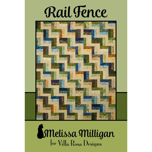 Rail Fence Quilt Pattern - Villa Rosa Designs from Fort Worth Fabric Studio