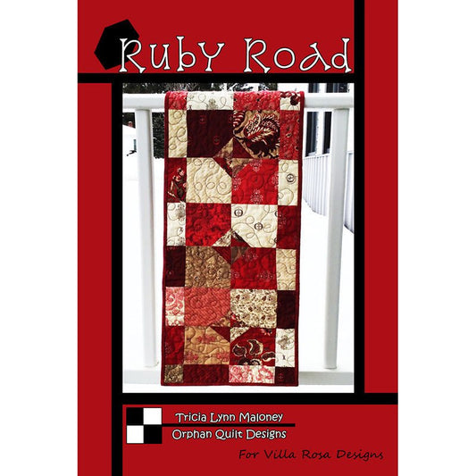 Ruby Road Quilt Pattern PDF Download - Villa Rosa Designs from Fort Worth Fabric Studio