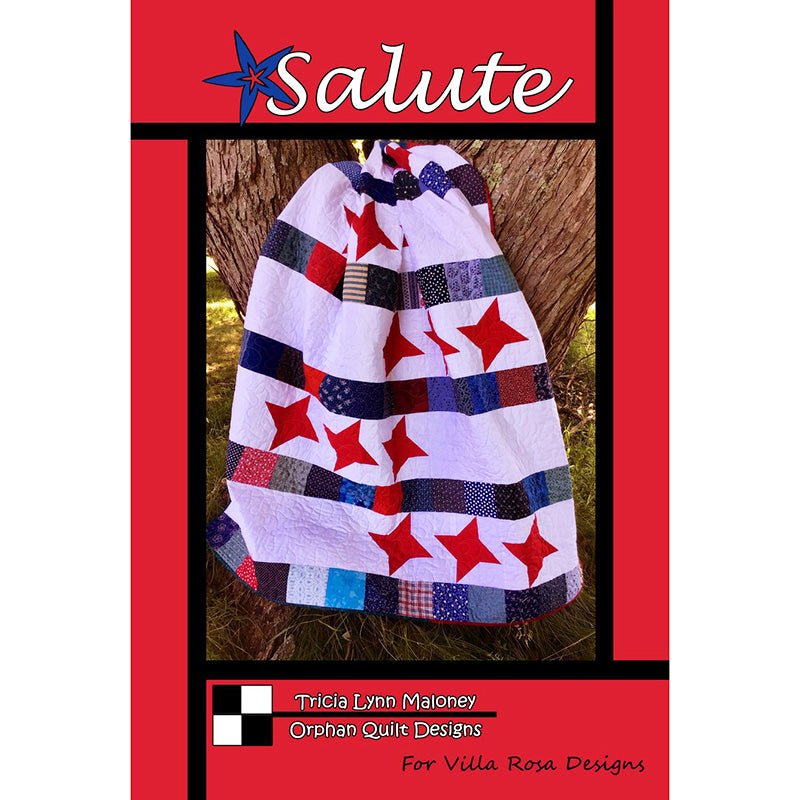 Salute Quilt Pattern Pattern by Villa Rosa Designs