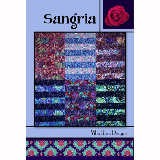 Sangria Quilt Pattern PDF Download - Villa Rosa Designs from Fort Worth Fabric Studio